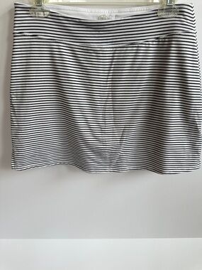 Lola by AFG Black & White Striped skirt, small